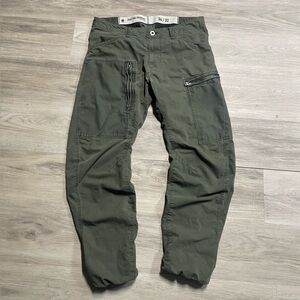 G-Star Men's Dark Green Military styled Cargo Pants sz 34
